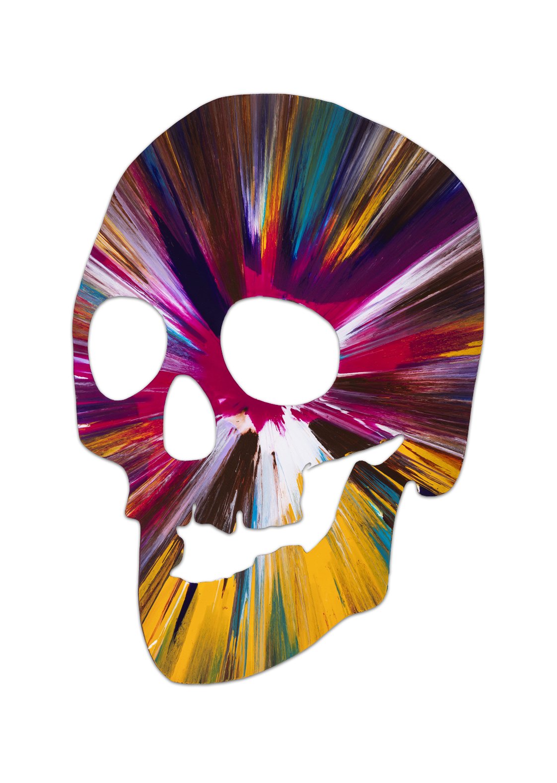 Skull Spin Painting, Damien Hirst